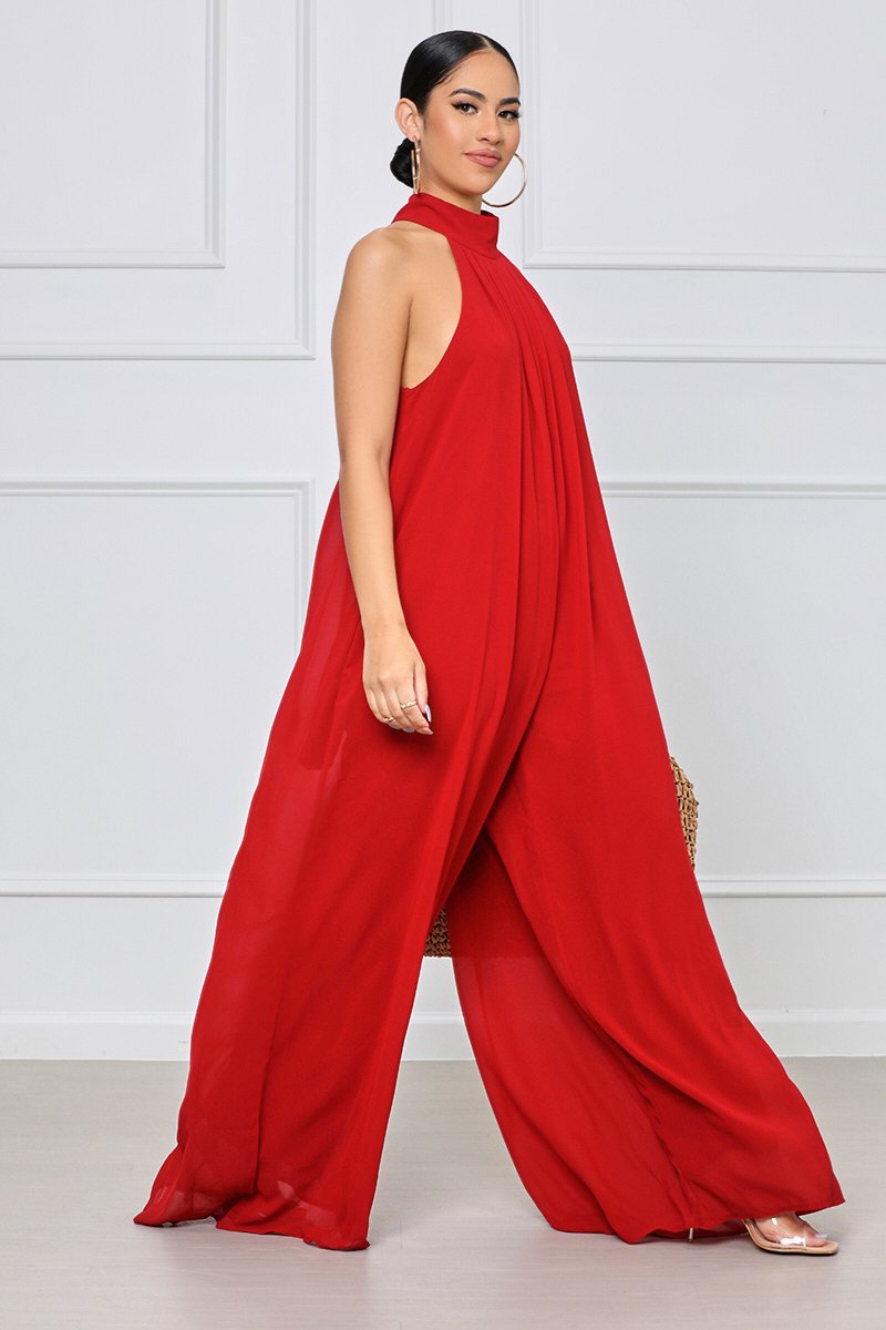 Title 6, Womens Chiffon Loose Temperament Jumpsuit offe...