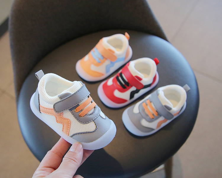 Title 18, Stitching Breathable Mesh Baby Toddler Shoes