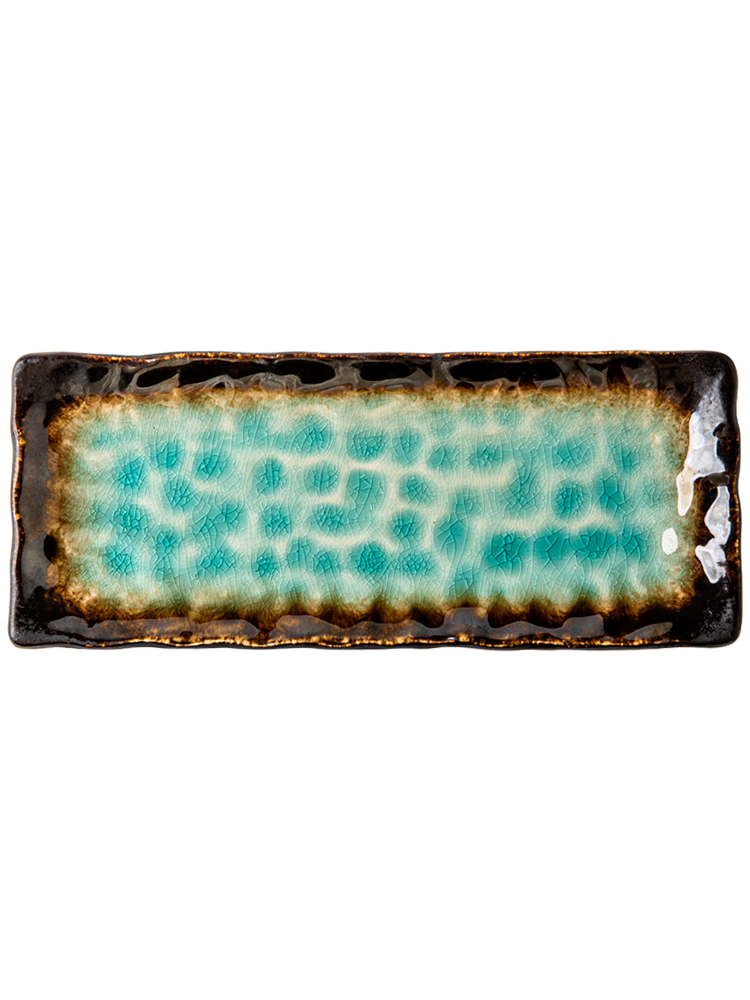 Title 1, New Crackle Glaze 11-inch Rectangular Household...