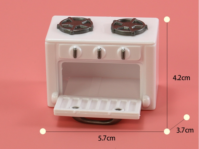 Title 6, Minimodel keuken witte koelkastaccessoires