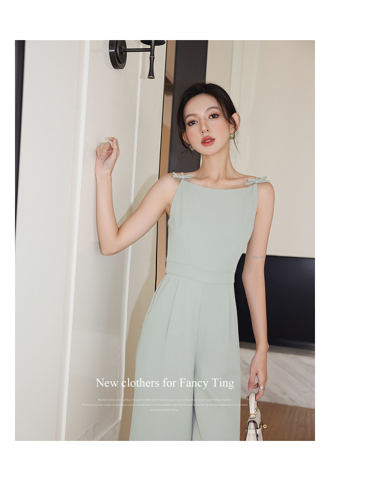 Title 4, Retro Boat Neck Slim High Waist Jumpsuit Wide L...