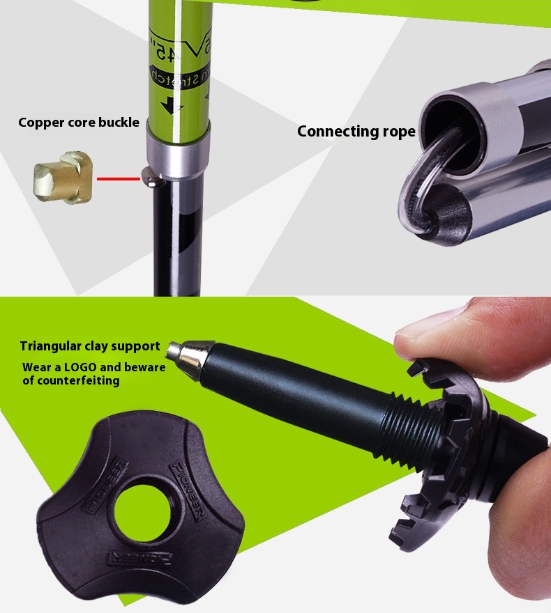 Title 6, Carbon Fiber Folding Climbing Cane