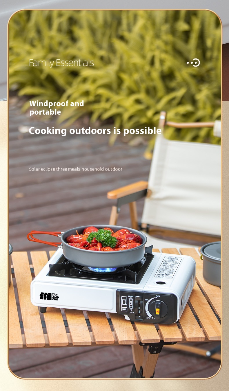 Title 4, Portable Outdoor Cookware With Card Furnace