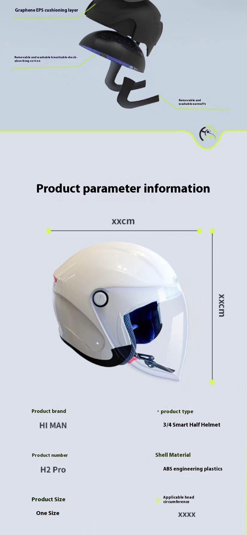 Title 1, Casque de moto Bluetooth à commande vocale inte...