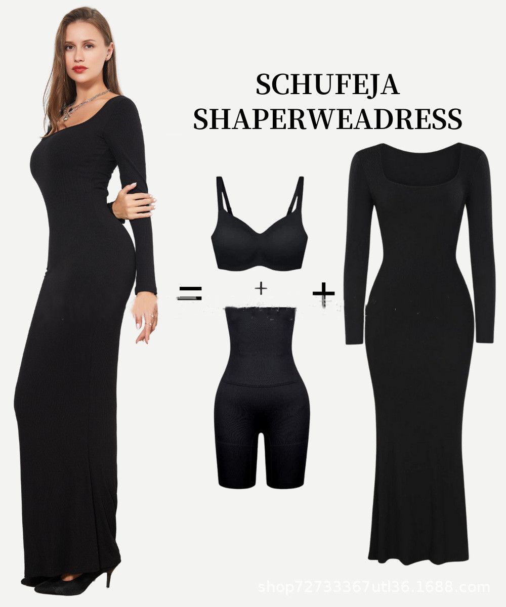 Shaping Bodycon Dress – Lined Modal Comfort for All-Day Confidence