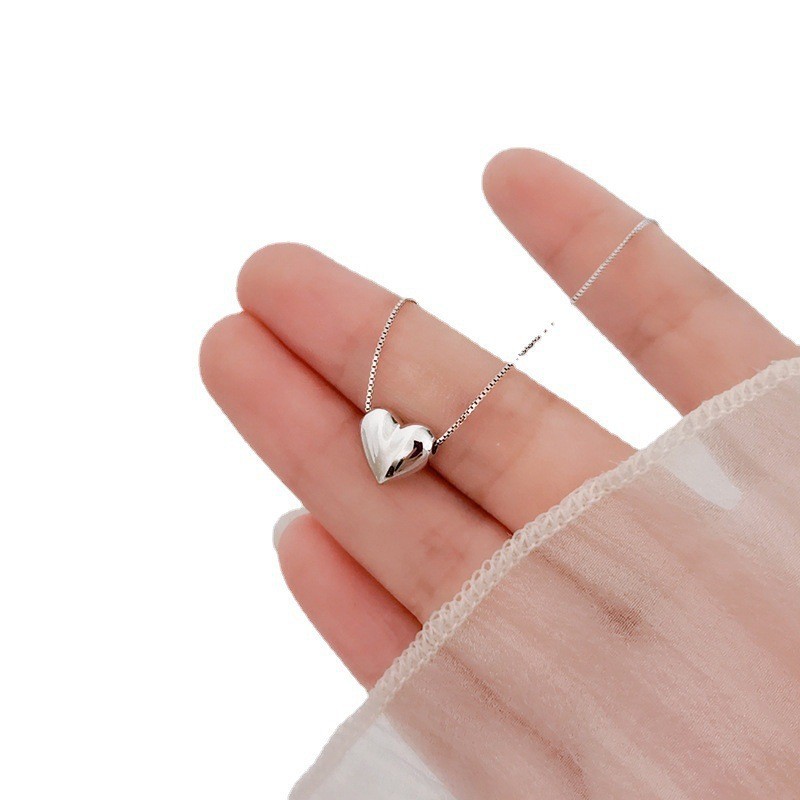 Title 2, S925 Sterling Zilver Liefdevol Hart Ketting Vro...