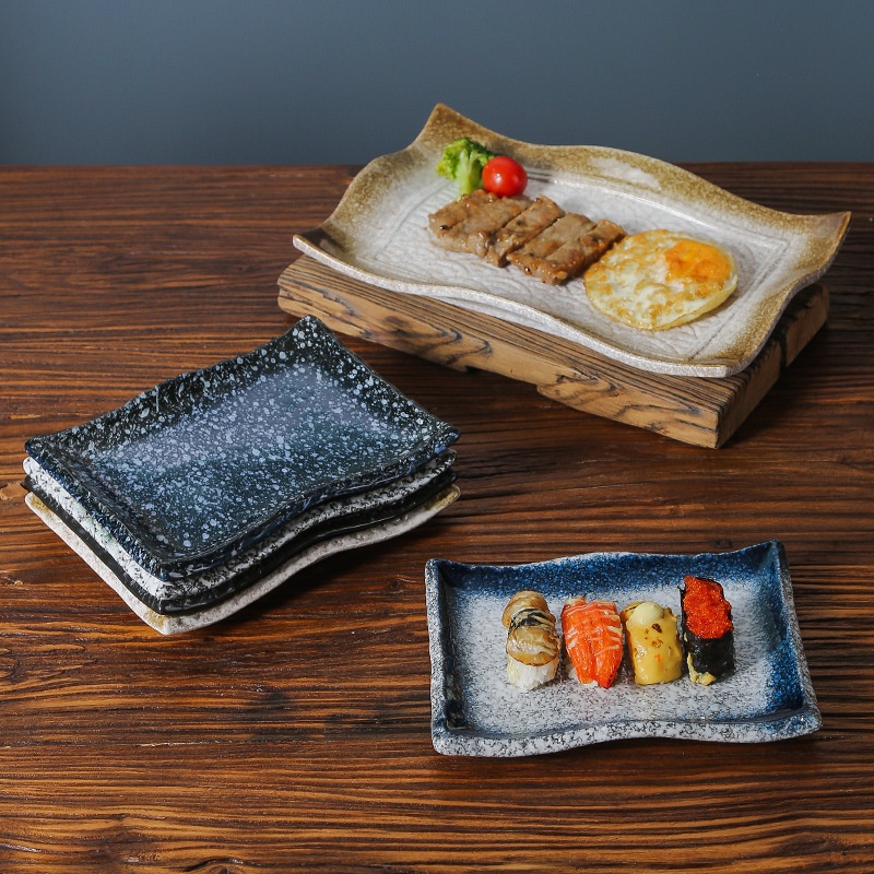 Title 3, Rectangular Sushi Plate Creative Western Food D...