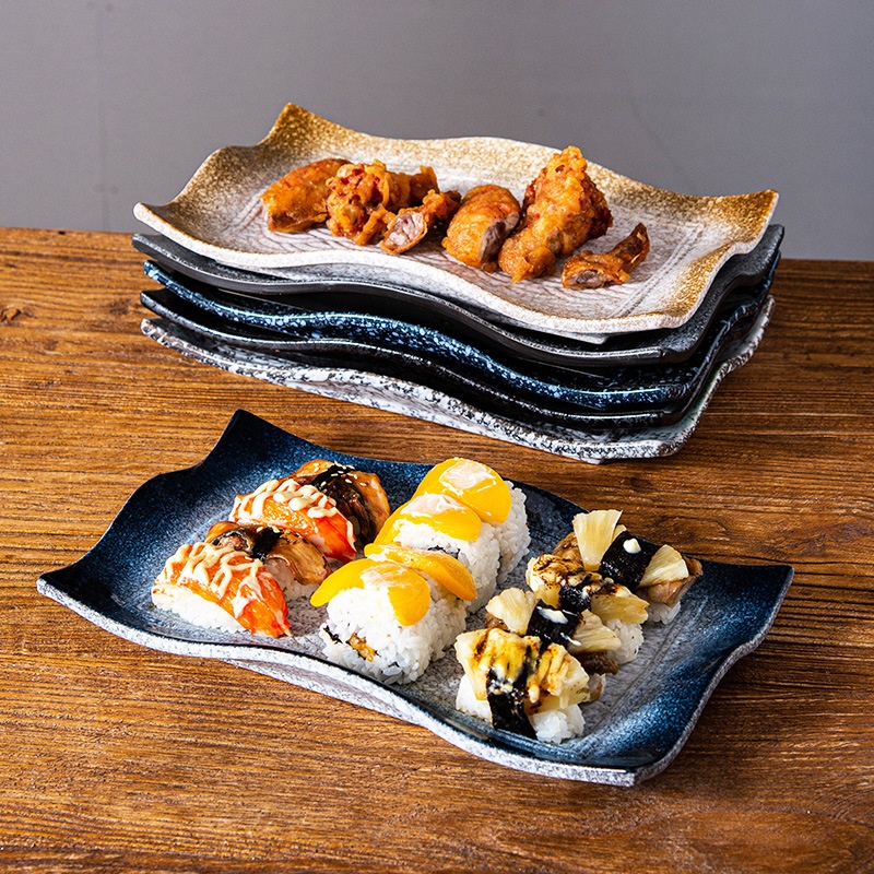 Title 4, Rectangular Sushi Plate Creative Western Food D...