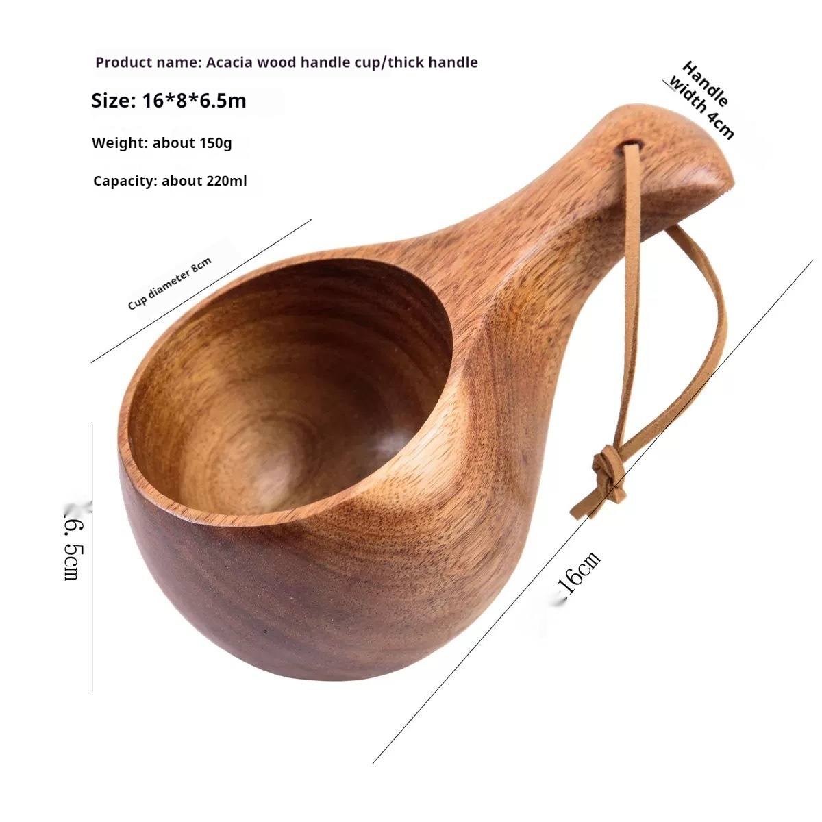 Title 1, Acacia Mangium Finland Wooden Carved Water Cup