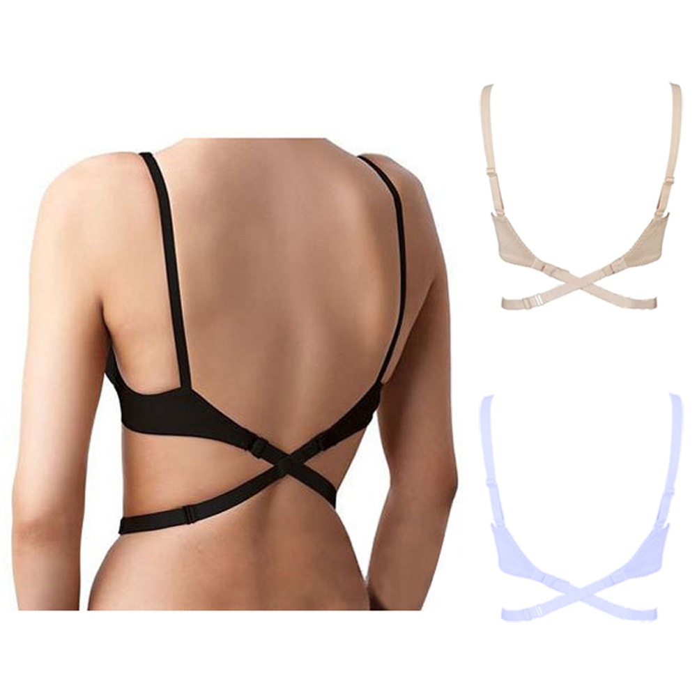 Title 7, Deep V Invisible Cross Adjustable Bra Back Strap