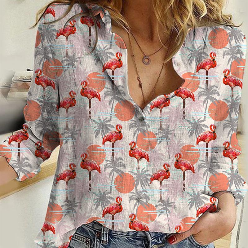 Title 4, Fashion Casual Printing Series Dames Shirt met ...