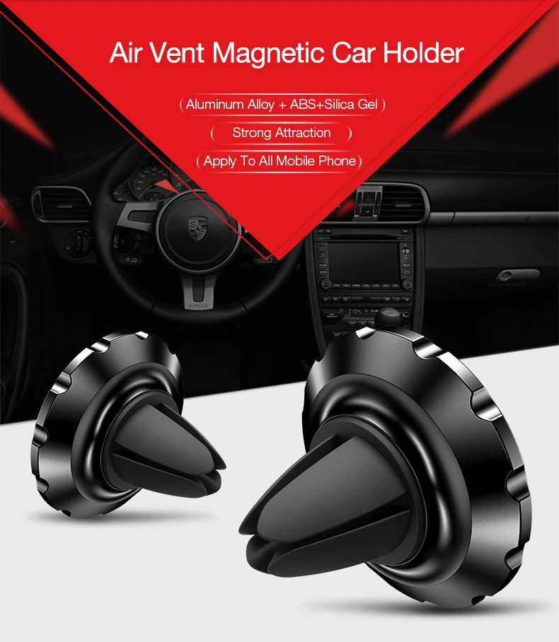 2 air vent monut GPS car holder