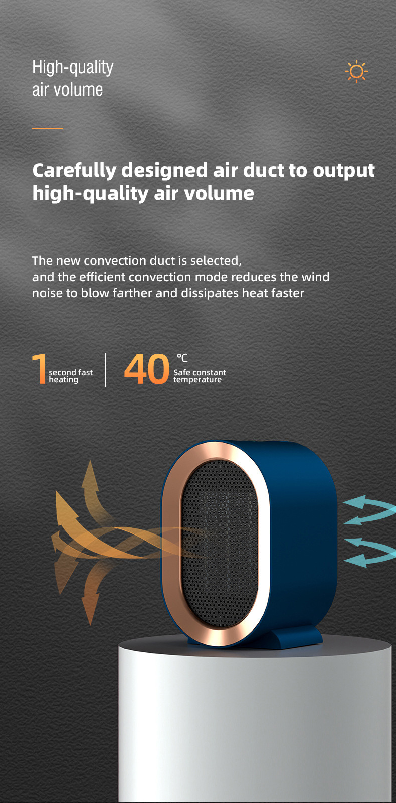 LYDARZ Ceramic Heating - Energy-Saving Warm Keeping