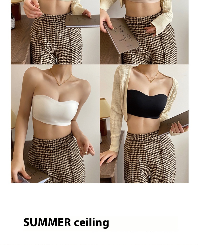 Title 14, Strapless Push Up Summer Thin Anti-slip Seamles...