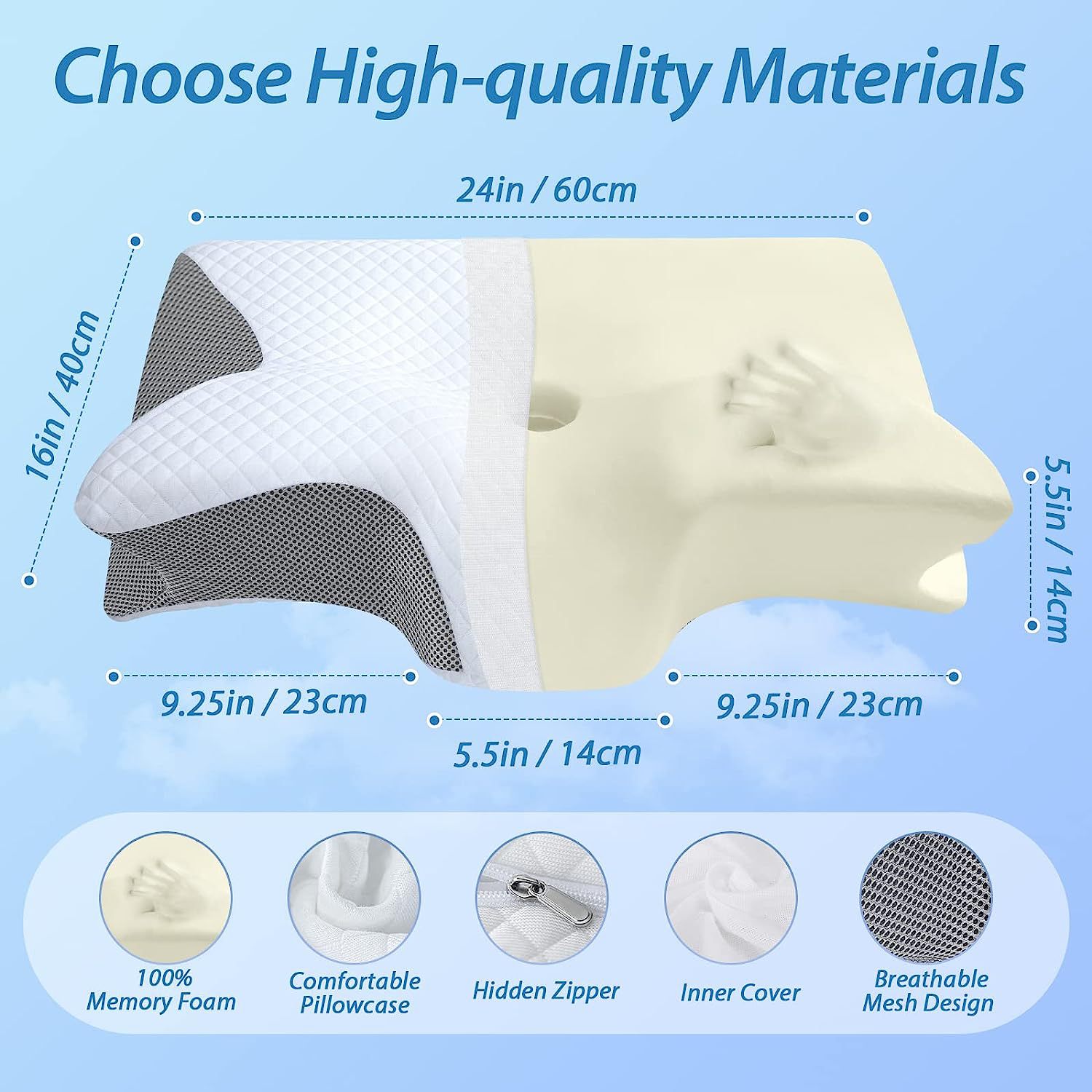 Neck Memory Sleep Pillow Home Bedding Pillow Sleep Aid Pillow | Dream