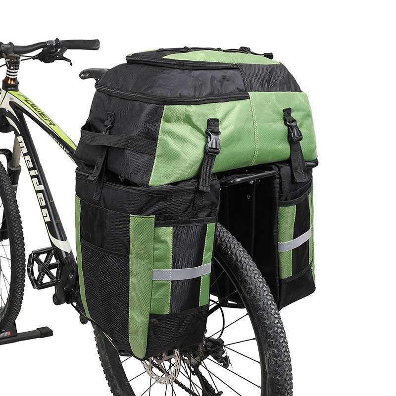 Title 6, Rhinoceros Bicycle Rear Storage Bag Three-in-on...