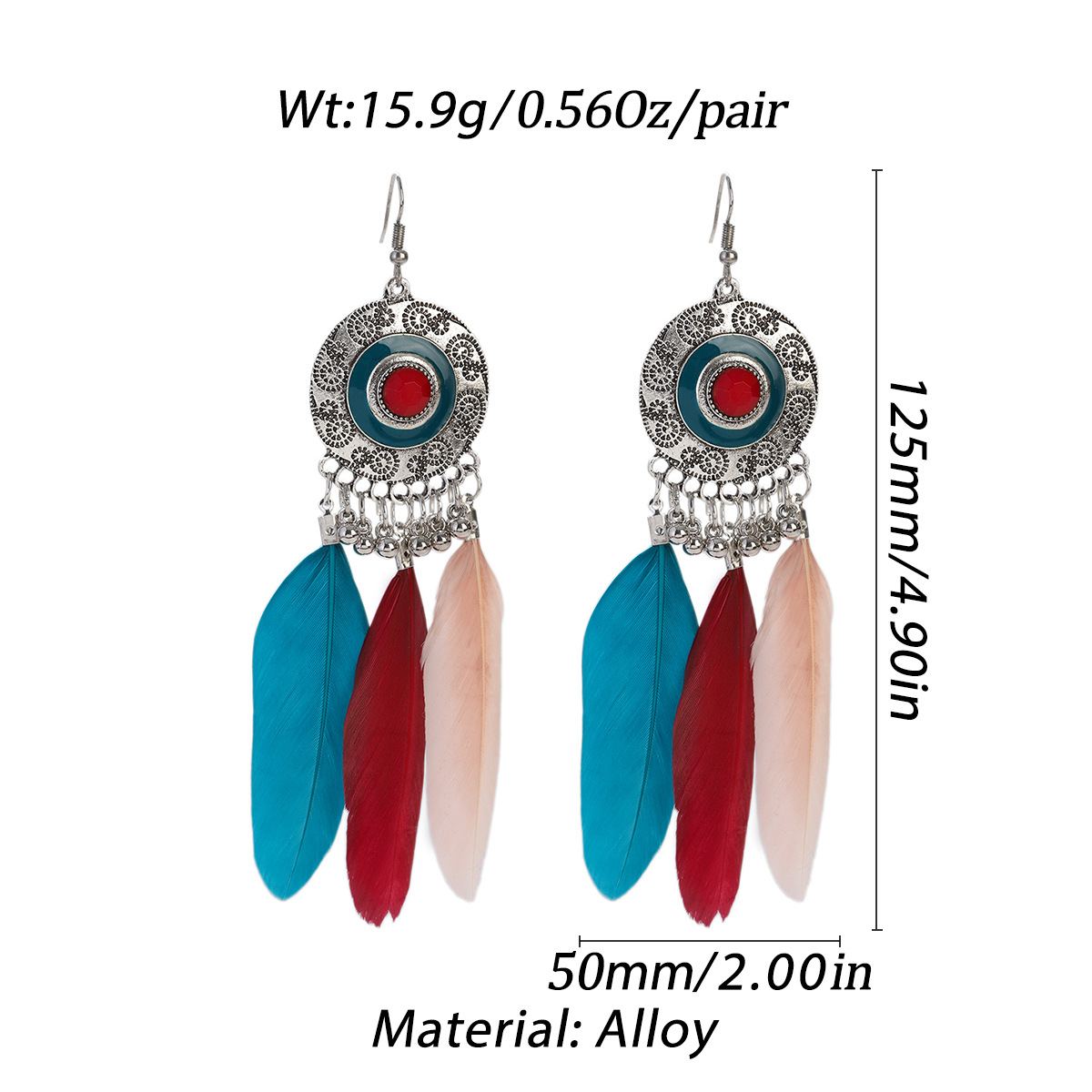 Title 1, Retro Ethnic Feather Fairy Temperamental Long S...