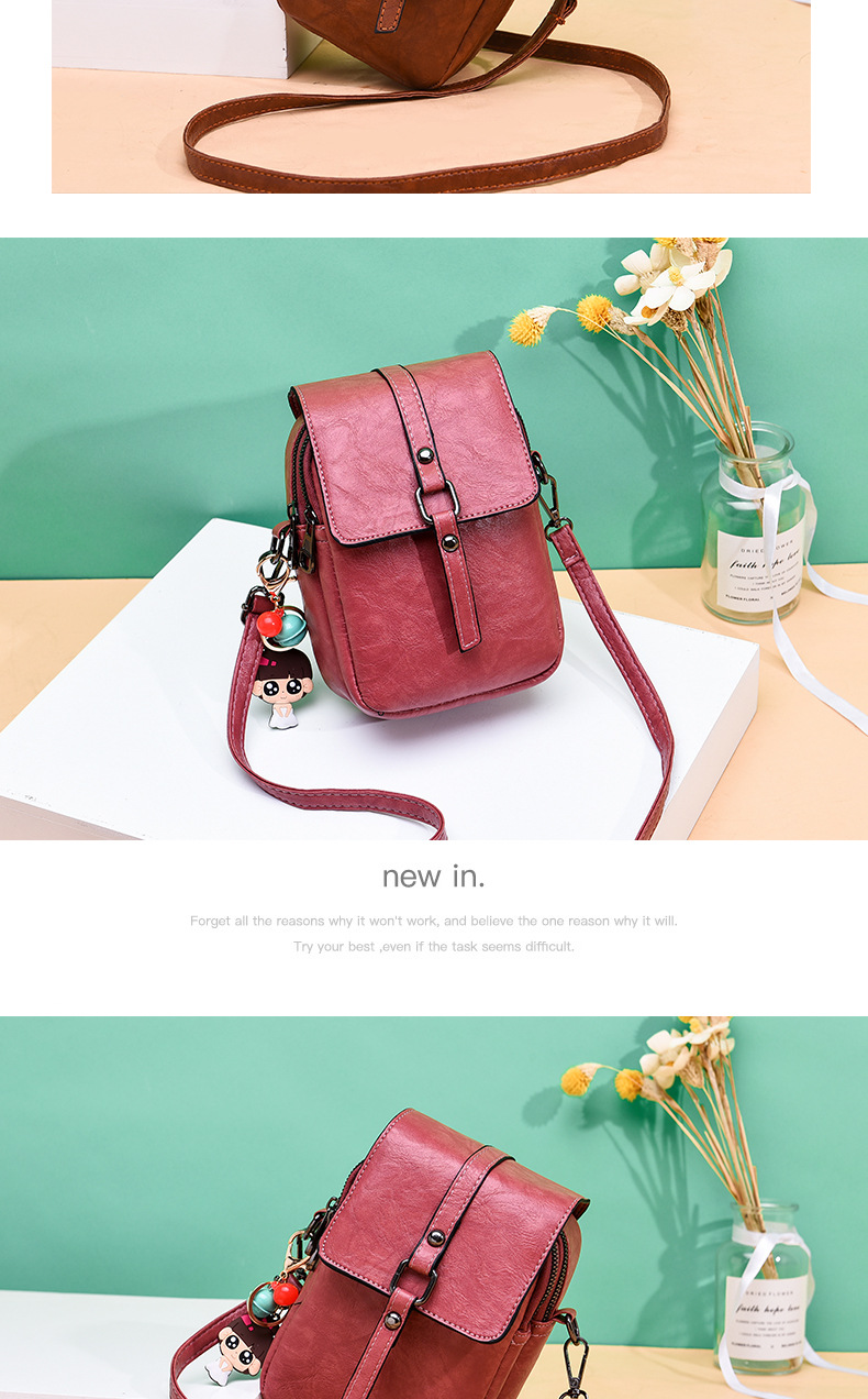 Title 6, One Shoulder Messenger mobile phone bag