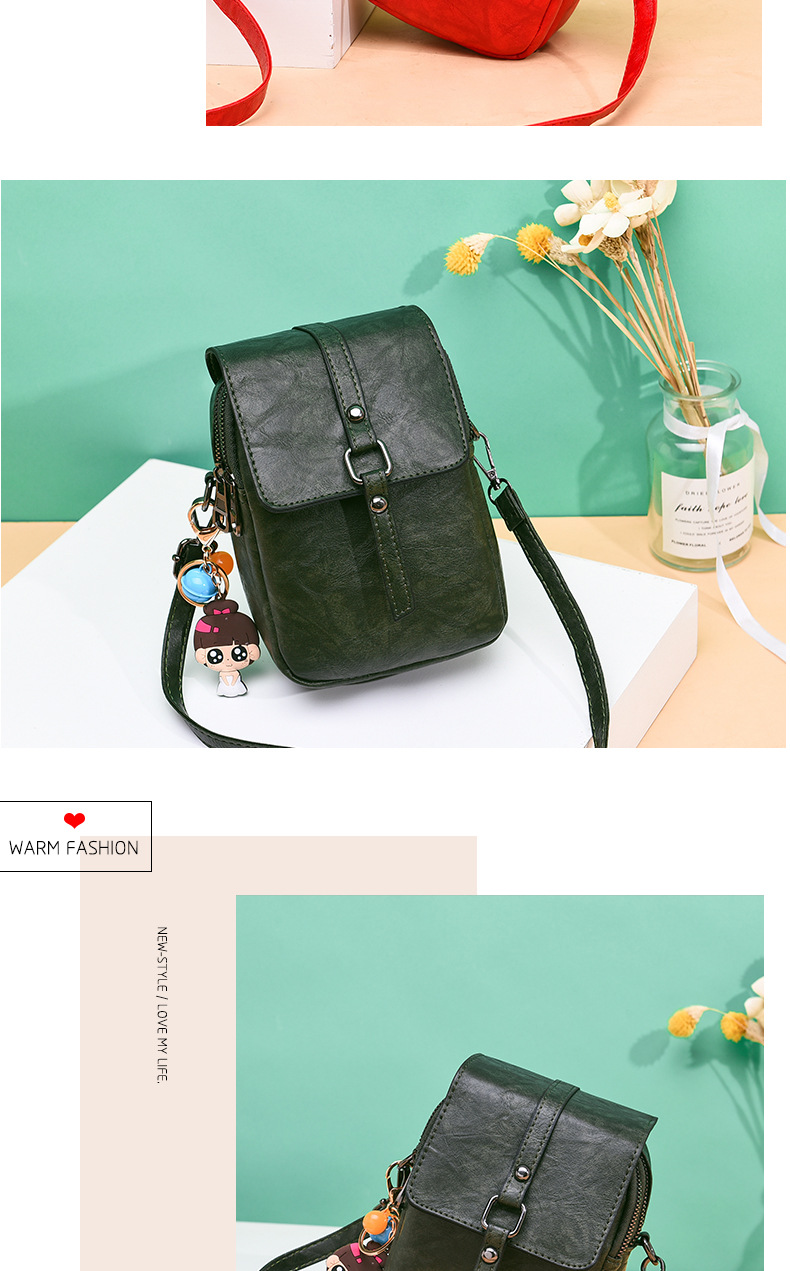 Title 10, One Shoulder Messenger mobile phone bag