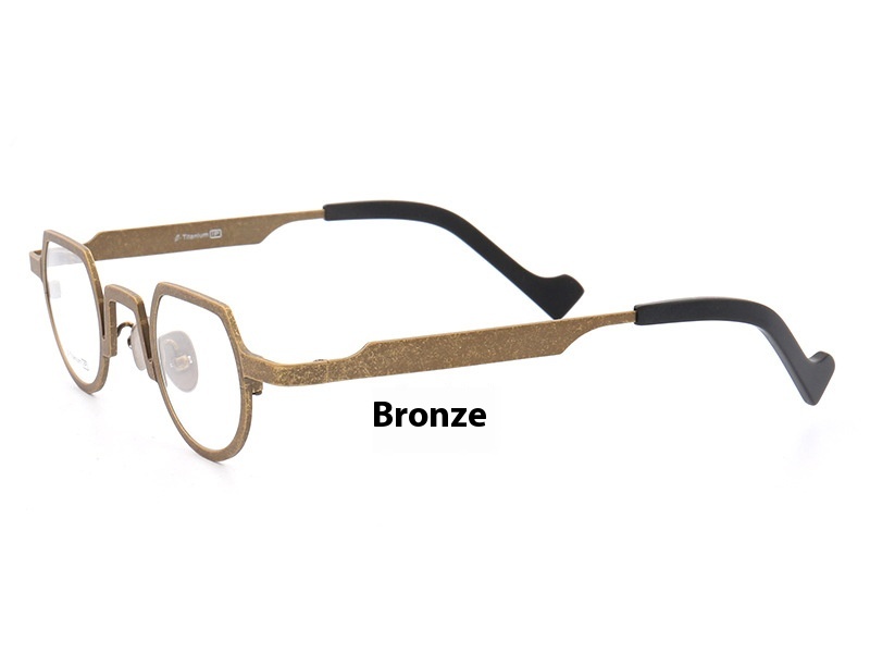 Title 3, Retro Ultra Light Pure Titanium Glasses Frame