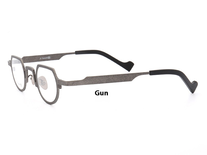 Title 4, Retro Ultra Light Pure Titanium Glasses Frame