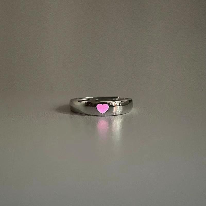 Title 2, Small Love Luminous Ring Adjustable Express You...