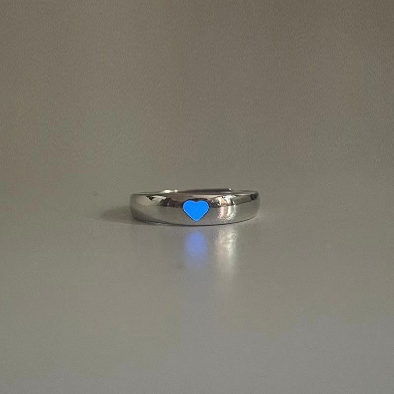 Title 4, Small Love Luminous Ring Adjustable Express You...