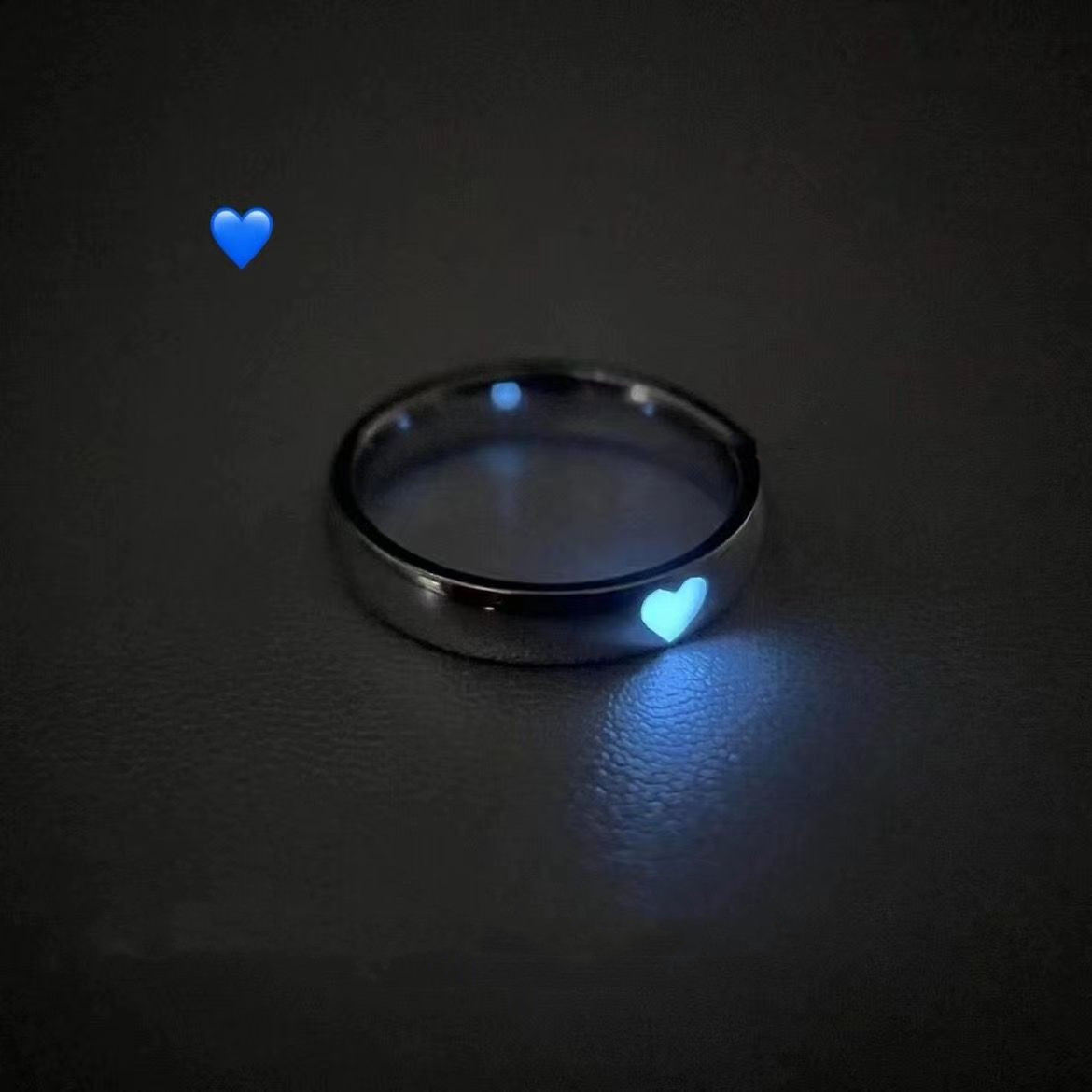 Title 5, Small Love Luminous Ring Adjustable Express You...