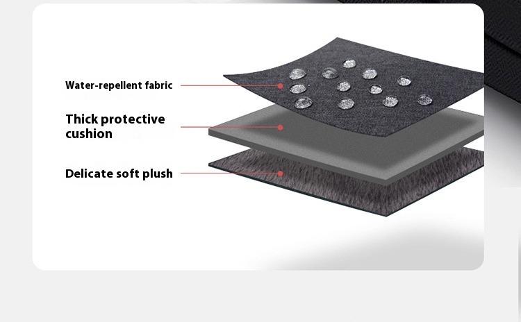 GOLF bag edge reinforcement detail