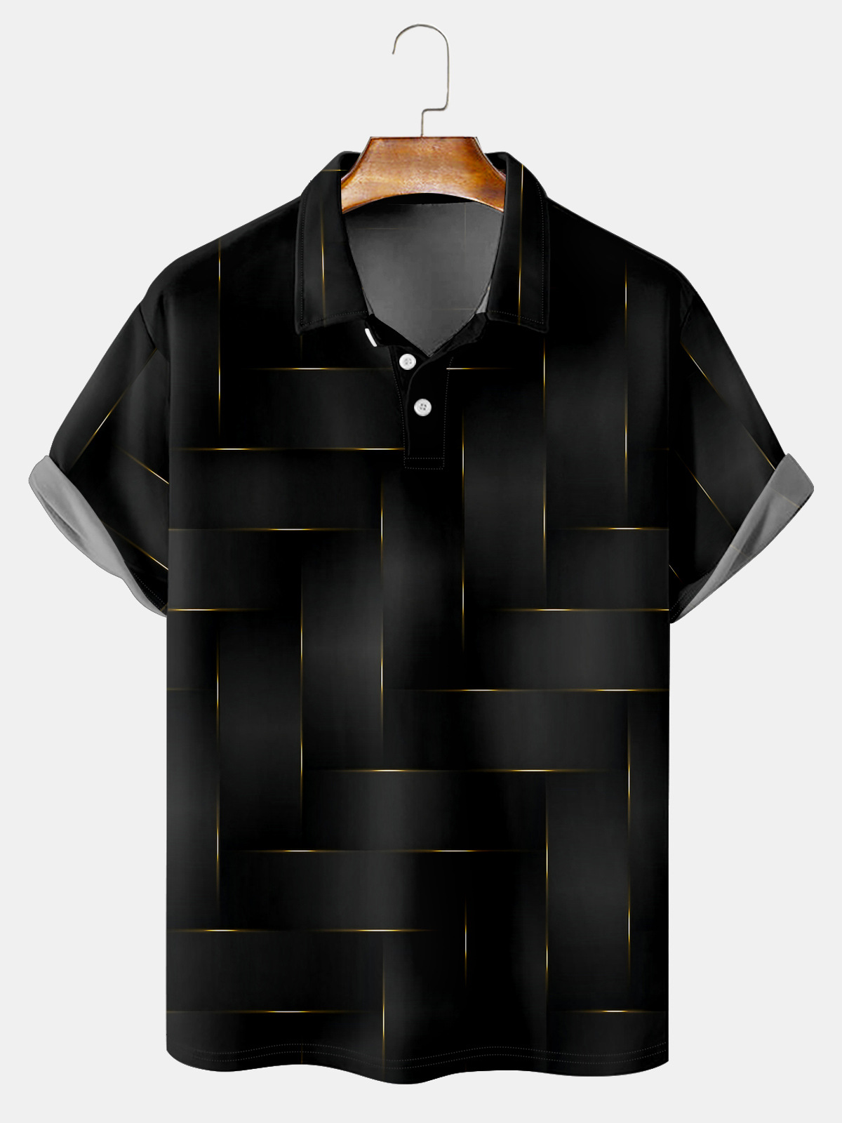 Title 4, Heren poloshirt met korte mouwen en print