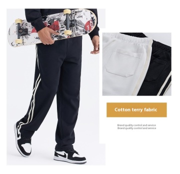 Cotton Terry High Street Track Loose Autumn Sweatpants