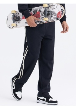 Cotton Terry High Street Track Loose Autumn Sweatpants