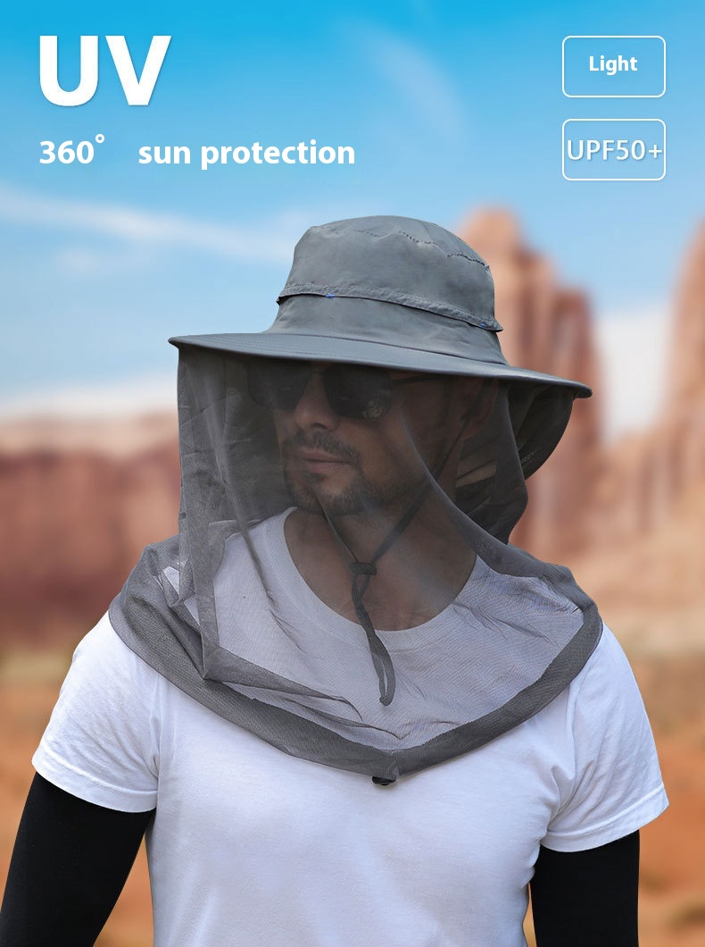 Title 2, Outdoor Sun Protection Hat Large Brim Sun Prote...