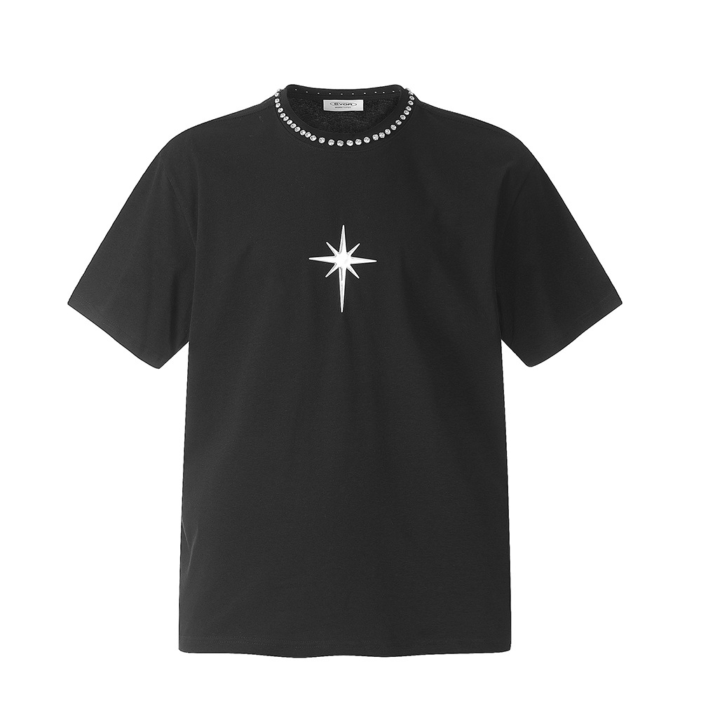 Title 12, Camiseta masculina de manga curta com estrela c...