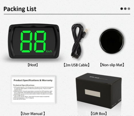 Title 4, Head-Up Display Autosnelheid Velometer HUD Head...