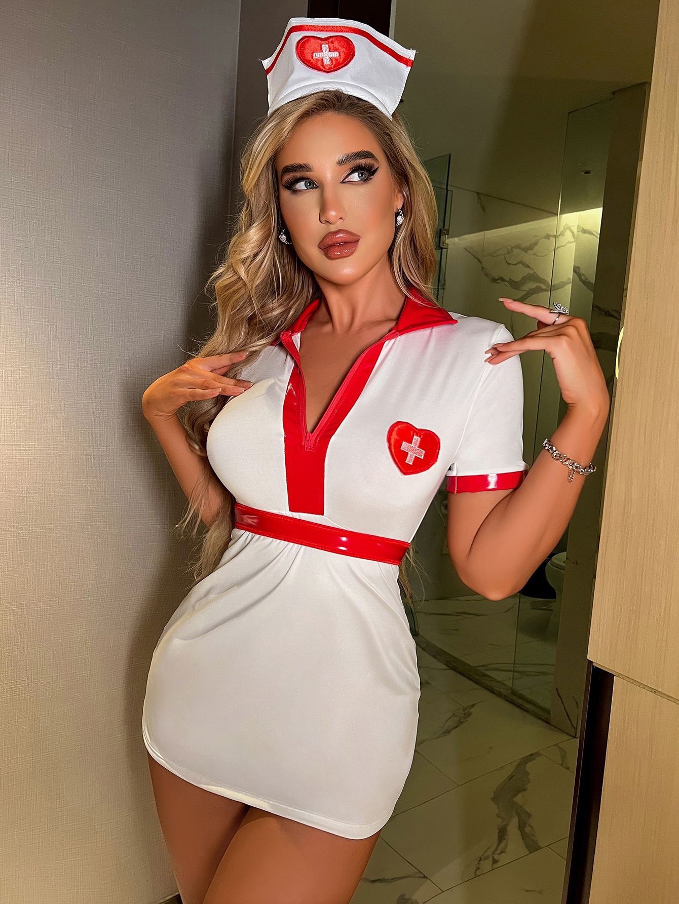 Title 4, European And American Hot Female Nurse Uniform