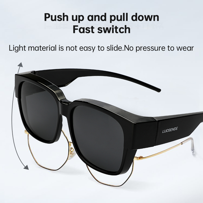 Polarized Fit Over Glasses Sunglasses UV Protection. Classic & Retro Non-Bulky Style - Specially designed over the glasses sunglasses, fit over for men women prescription eyeglasses or reading glasses. Polarized Lens Brings Clear & Comfortable Vision - TA