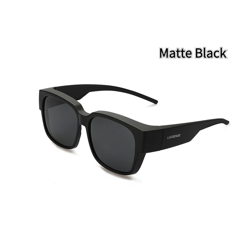 Polarized Fit Over Glasses Sunglasses UV Protection. Classic & Retro Non-Bulky Style - Specially designed over the glasses sunglasses, fit over for men women prescription eyeglasses or reading glasses. Polarized Lens Brings Clear & Comfortable Vision - TA