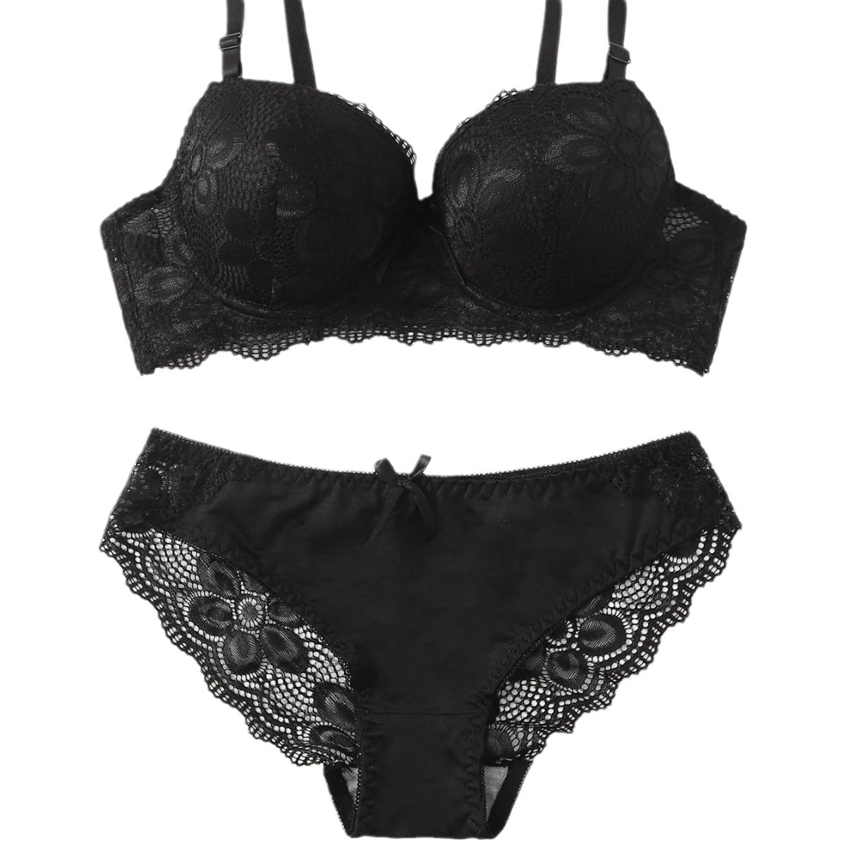 Title 6, Completo intimo in pizzo con reggiseno push-up ...