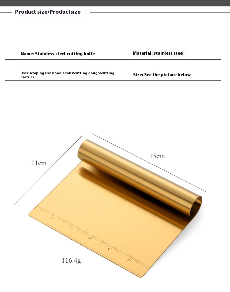 Title 11, Stainless Steel Scraping Panel With Scale Bakin...