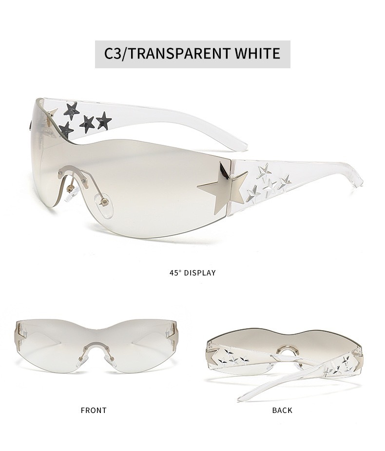 Title 5, European And American Five-pointed Star Glasses...