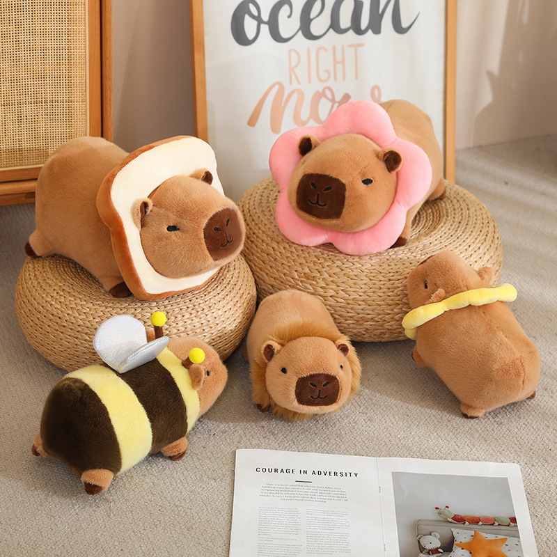 Capybara Stuffie Cute Kawaii Toast