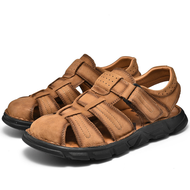 Title 3, Mens Summer Hollow-out Plus Size Sandals. Brea...