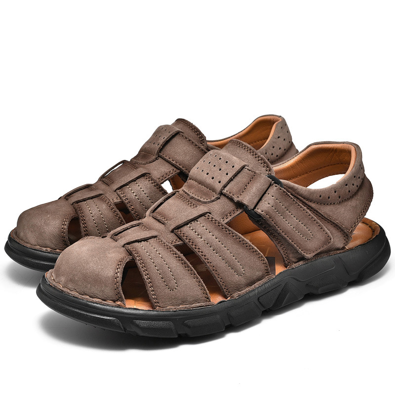 Title 4, Mens Summer Hollow-out Plus Size Sandals. Brea...