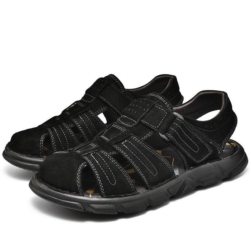 Title 5, Mens Summer Hollow-out Plus Size Sandals. Brea...