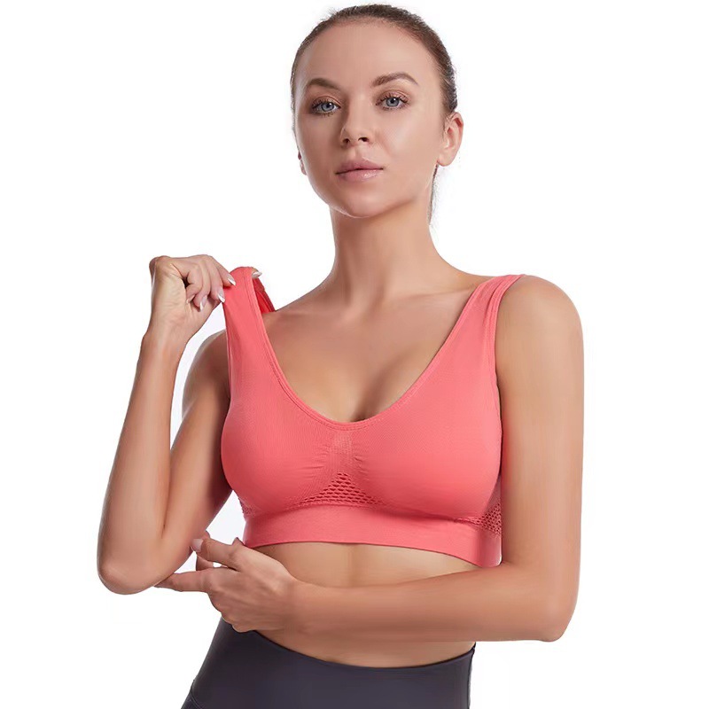 Title 9, Mesh Hollow-out Breathable Hole Sports Bra Cros...