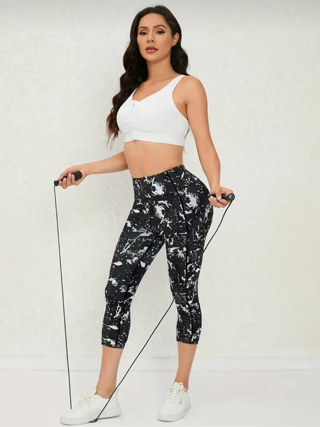 Title 6, Yoga fitness legging, huidskleur, buikcorrigere...