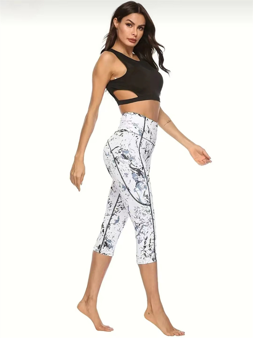 Title 10, Leggings de yoga ajustados, efecto "piel desnud...