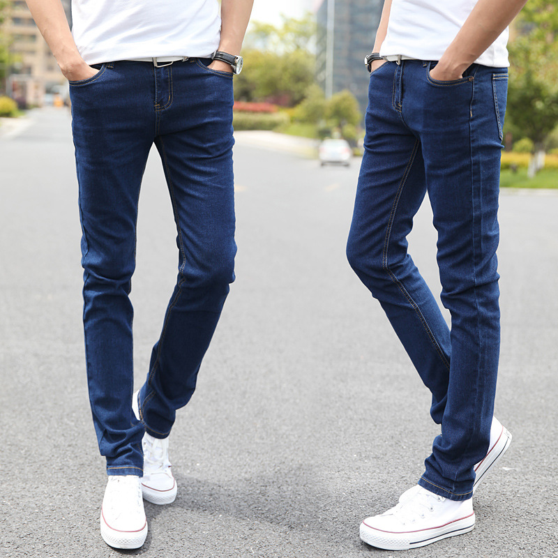 Title 3, Calça Jeans Stretch Pés Slim Masculino