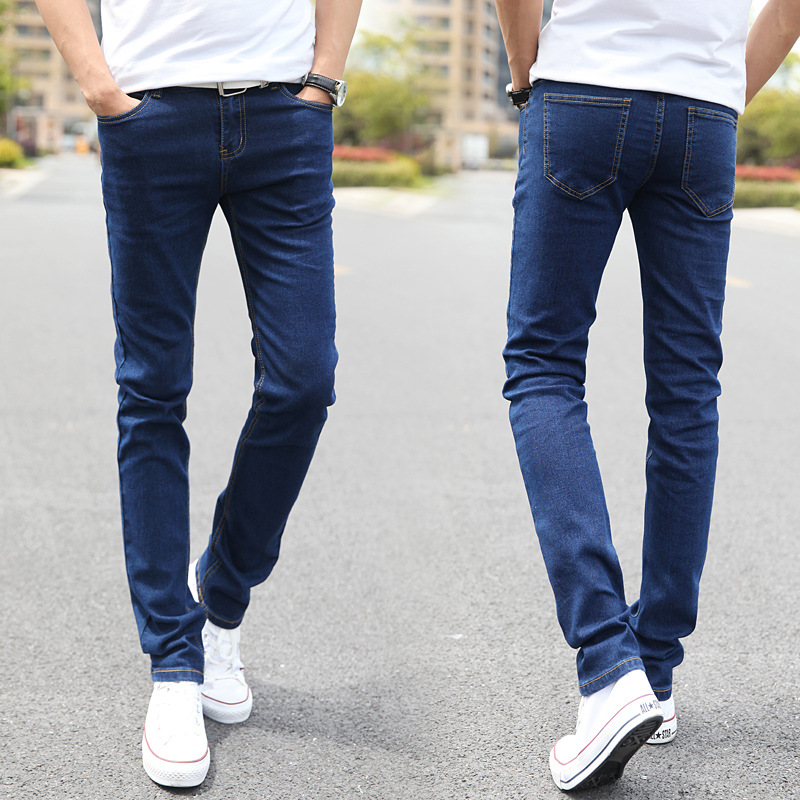 Title 5, Calça Jeans Stretch Pés Slim Masculino